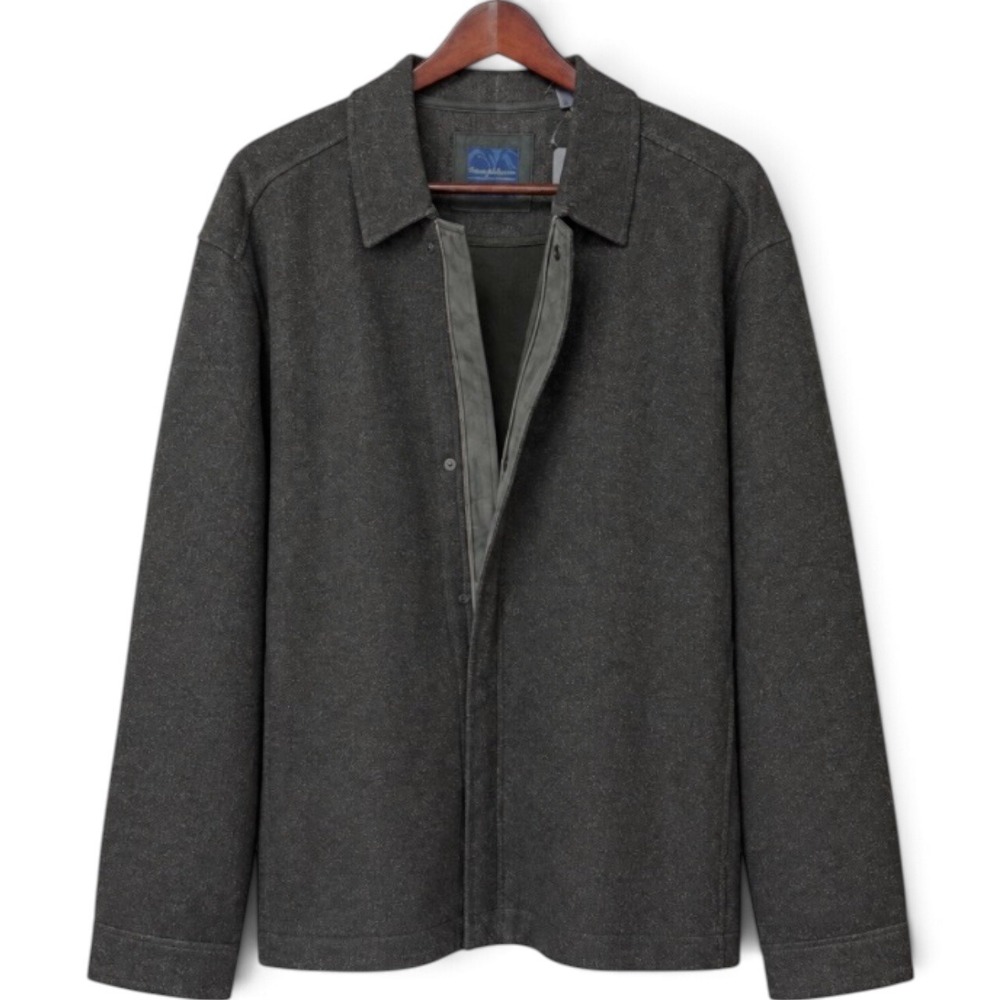 Tommy Bahama Silver Lake Bomber Jacket Sz 3XL - Gray - NWT